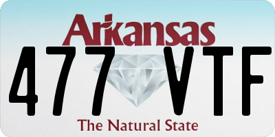AR license plate 477VTF