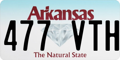 AR license plate 477VTH