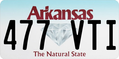 AR license plate 477VTI