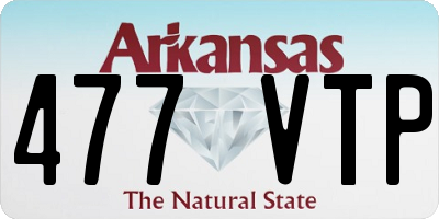 AR license plate 477VTP