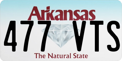 AR license plate 477VTS
