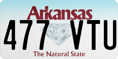 AR license plate 477VTU