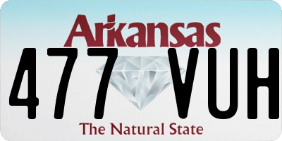 AR license plate 477VUH