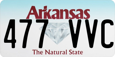 AR license plate 477VVC
