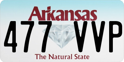 AR license plate 477VVP