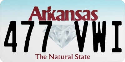 AR license plate 477VWI