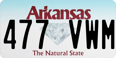 AR license plate 477VWM