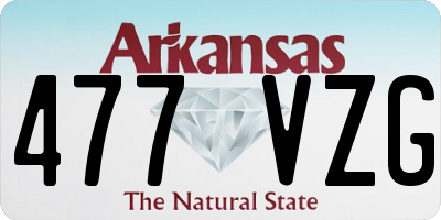 AR license plate 477VZG