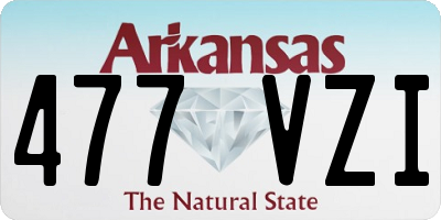 AR license plate 477VZI