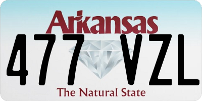 AR license plate 477VZL