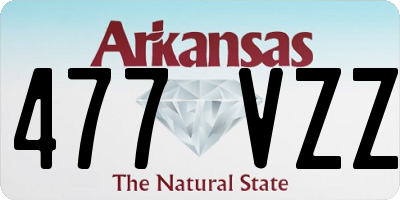 AR license plate 477VZZ