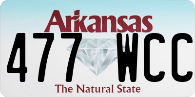 AR license plate 477WCC