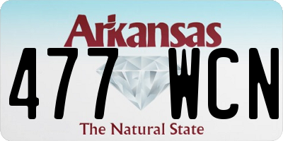 AR license plate 477WCN