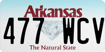 AR license plate 477WCV
