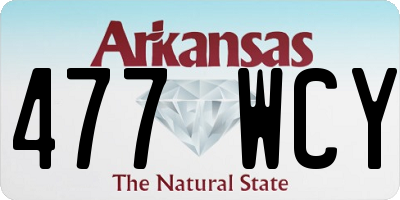 AR license plate 477WCY