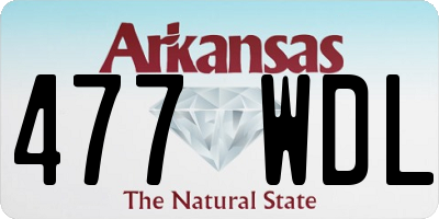 AR license plate 477WDL