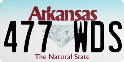 AR license plate 477WDS