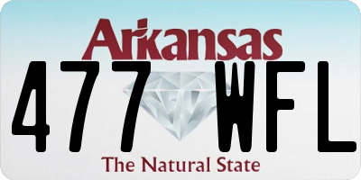 AR license plate 477WFL