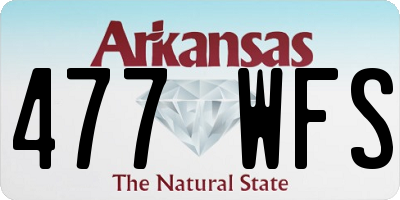 AR license plate 477WFS