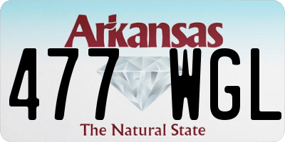 AR license plate 477WGL