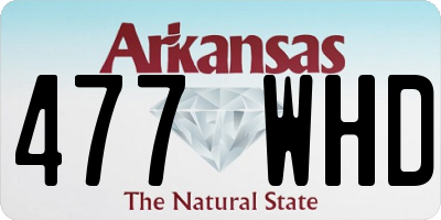 AR license plate 477WHD