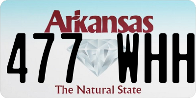 AR license plate 477WHH