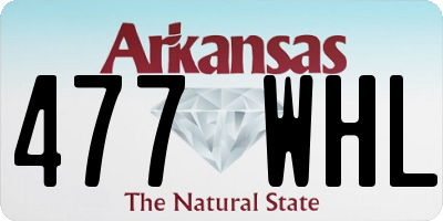AR license plate 477WHL