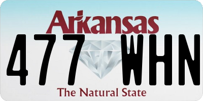 AR license plate 477WHN
