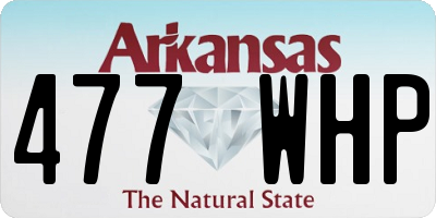 AR license plate 477WHP