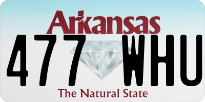 AR license plate 477WHU