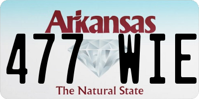 AR license plate 477WIE