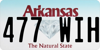 AR license plate 477WIH