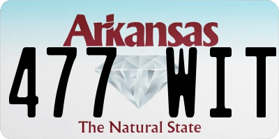 AR license plate 477WIT