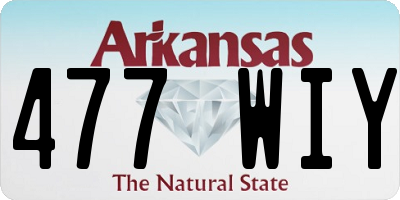 AR license plate 477WIY