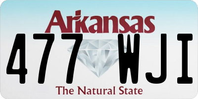AR license plate 477WJI