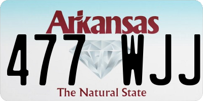 AR license plate 477WJJ