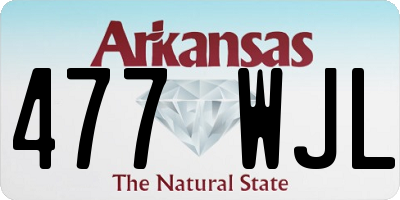 AR license plate 477WJL