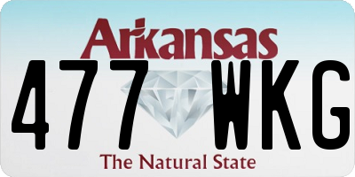 AR license plate 477WKG