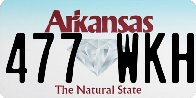 AR license plate 477WKH
