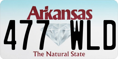 AR license plate 477WLD
