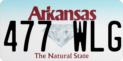 AR license plate 477WLG