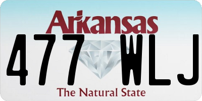 AR license plate 477WLJ