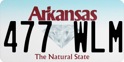 AR license plate 477WLM