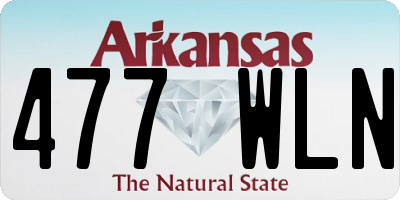 AR license plate 477WLN
