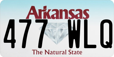 AR license plate 477WLQ