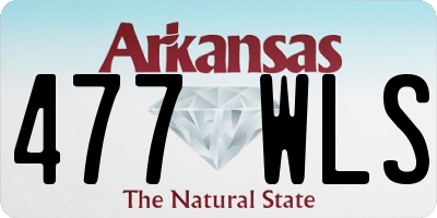 AR license plate 477WLS