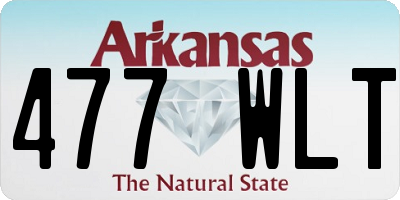 AR license plate 477WLT
