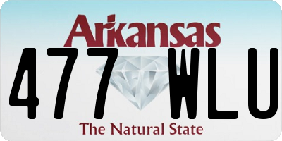 AR license plate 477WLU