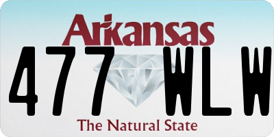 AR license plate 477WLW