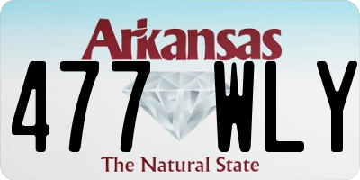 AR license plate 477WLY